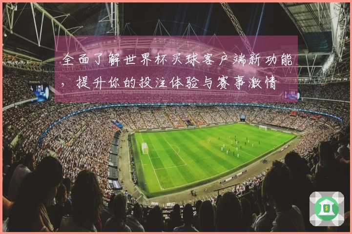 全面了解世界杯买球客户端新功能，提升你的投注体验与赛事激情